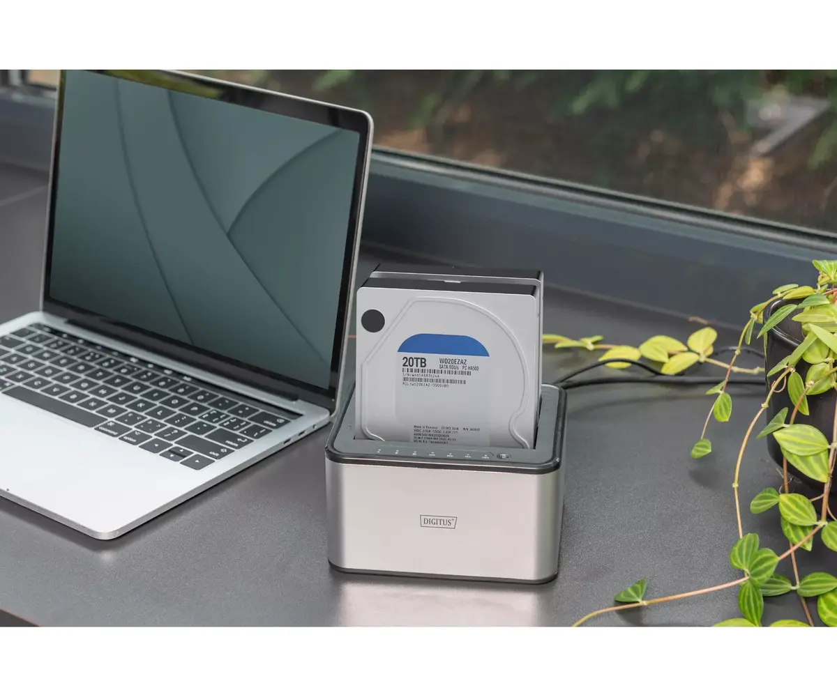 Digitus USB 3.0 dubultā SATA HDD dokstacija Photo 2