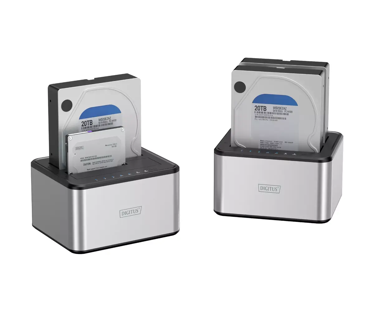 Digitus USB 3.0 dubultā SATA HDD dokstacija Photo 4