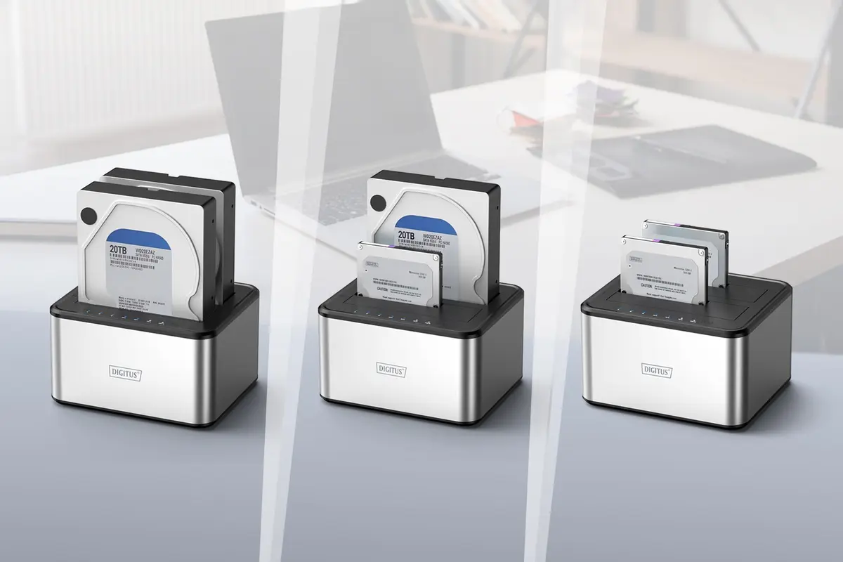 Док-станция для HDD Digitus USB 3.0 dual SATA Photo 6