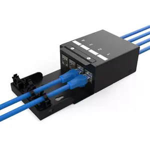 Digitus Consolidation Point Box 4-Port Keystone Modules Intelligent Cable Manager