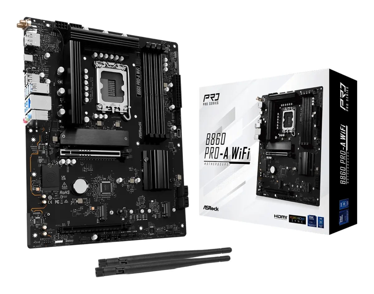 ASROCK B860 Pro-A WiFi ATX mātesplate