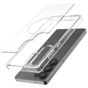 araree Duple M smartphone case for Samsung S25 Ultra — transparent