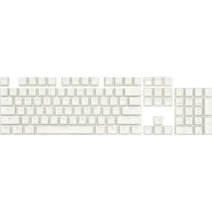 Keycap set REDRAGON A130 PBT Doubleshot White — replacement keycaps, PBT material, doubleshot legends