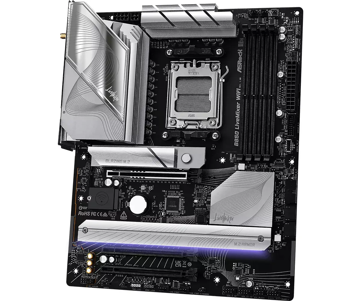 Материнская плата ASRock B850 LiveMixer WiFi ATX Photo 4