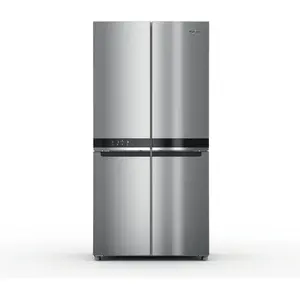 Side-by-side refrigerator WHIRLPOOL WQ9 U2L EF — 594 L, NoFrost, 6th SENSE, Stainless steel