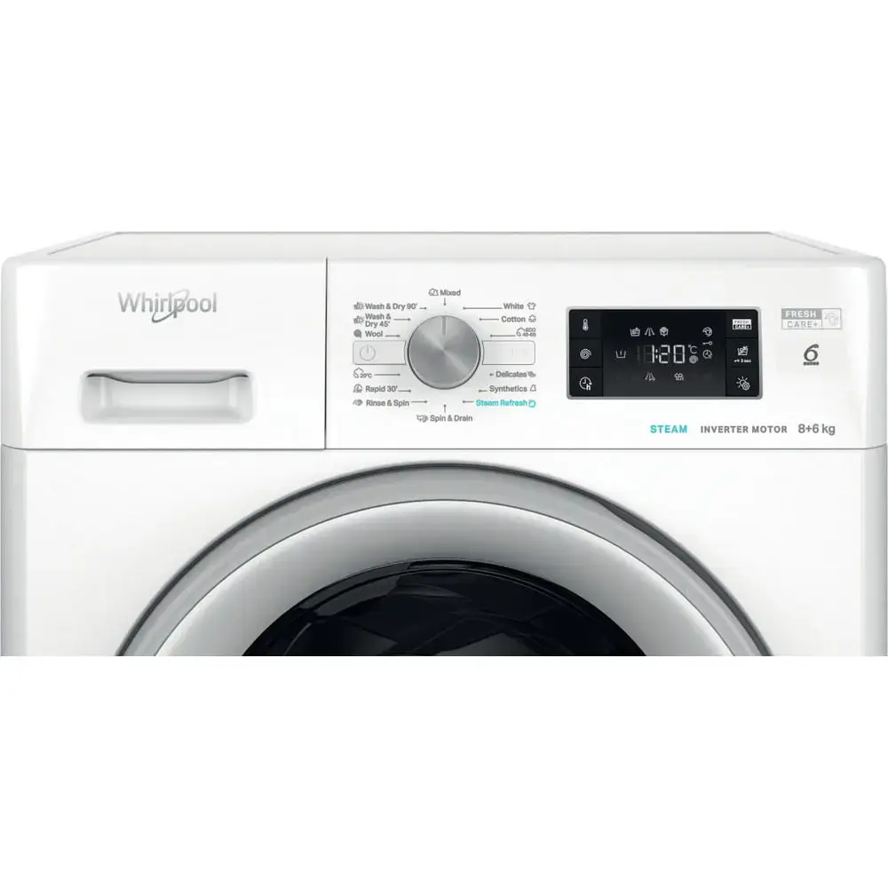 WHIRLPOOL FFWDB 864489 SV EE veļas mazg.‑žāv. 6 kg Photo 6