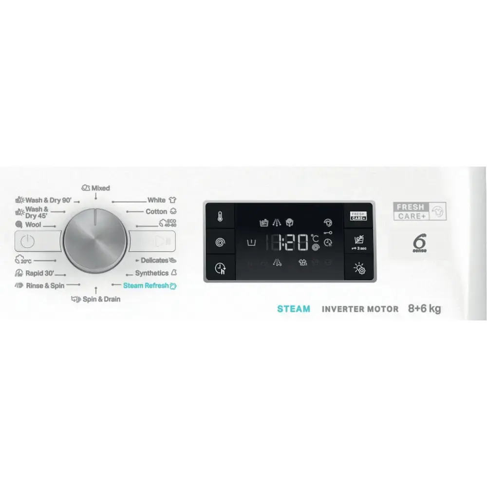WHIRLPOOL FFWDB 864489 SV EE veļas mazg.‑žāv. 6 kg Photo 8