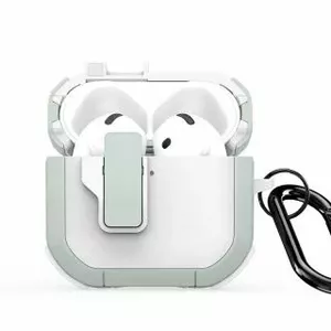 Protective case for AirPods 4 Dux Ducis — PC+TPU White Green