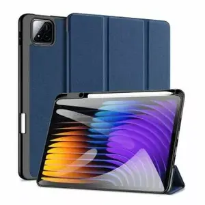 Tablet cover Dux Ducis for Redmi Pad 7 / 7 Pro, tri-fold PU leather, blue