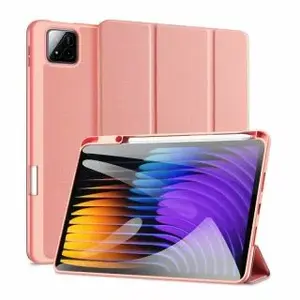 Tablet cover Dux Ducis for Xiaomi Redmi Pad 7 / 7 Pro, tri-fold PU leather, pink