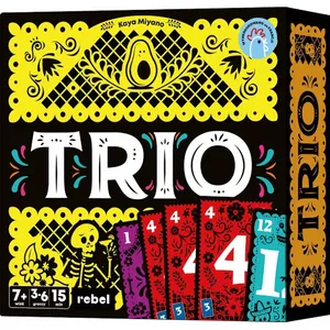 Pārgājienu spēle Rebel Trio (edycja polska) no Rebel — komandas un loģikas spēle, poļu izdevums