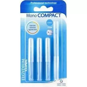 Zobu suka Pierre Fabre Elgydium Clinic Mono Compact 1 — kompakta manuāla zobu suka, zila