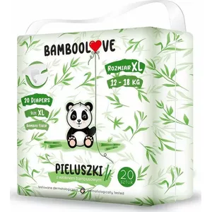 Autiņbiksītes Bamboolove XL (12–18 kg) ar bambusa šķiedru, 20 gab.