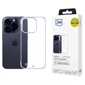 Protective clear phone case 3MK Just20g for Apple iPhone 16 Pro – ultra-light 20 g, slim transparent design