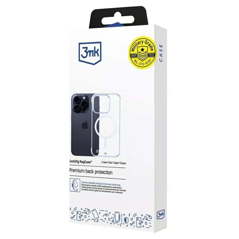 Phone case 3MK Just20g MagCase for iPhone 16 Pro Max Photo 5