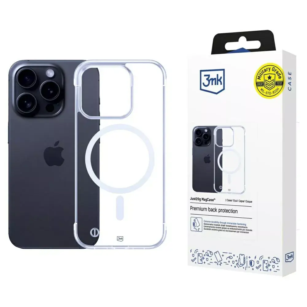 Phone case 3MK Just20g MagCase for iPhone 16 Pro Max Photo 7