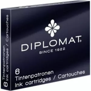 Printer Ink Cartridges Diplomat black 6 pcs (compatible cartridges, black ink)