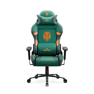 Spēļu krēsls Diablo Chairs X-One 2.0 Green — ergonomisks dizains, regulējama augstuma