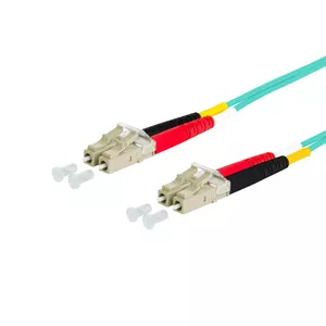 Fibre optic cable METZ CONNECT 151J1JOJO80E LC I-V(ZN) H 8 m Aqua