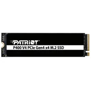 M.2 NVMe SSD PATRIOT P400 V4 1 ТБ — PCIe Gen4 x4, 5000 МБ/с чтение, 6000 МБ/с запись, TBW 320, 22×80×3.8 мм, чёрный