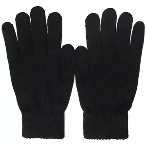 Gloves BESK 9137932 — Men's black gloves, model 9137932