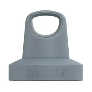 Термокружка для поездок Kambukka Twist L05023, герметичная, без BPA, серая, для горячих и холодных напитков