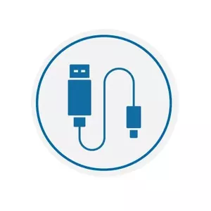 В комплекте адаптер USB-A на USB-C