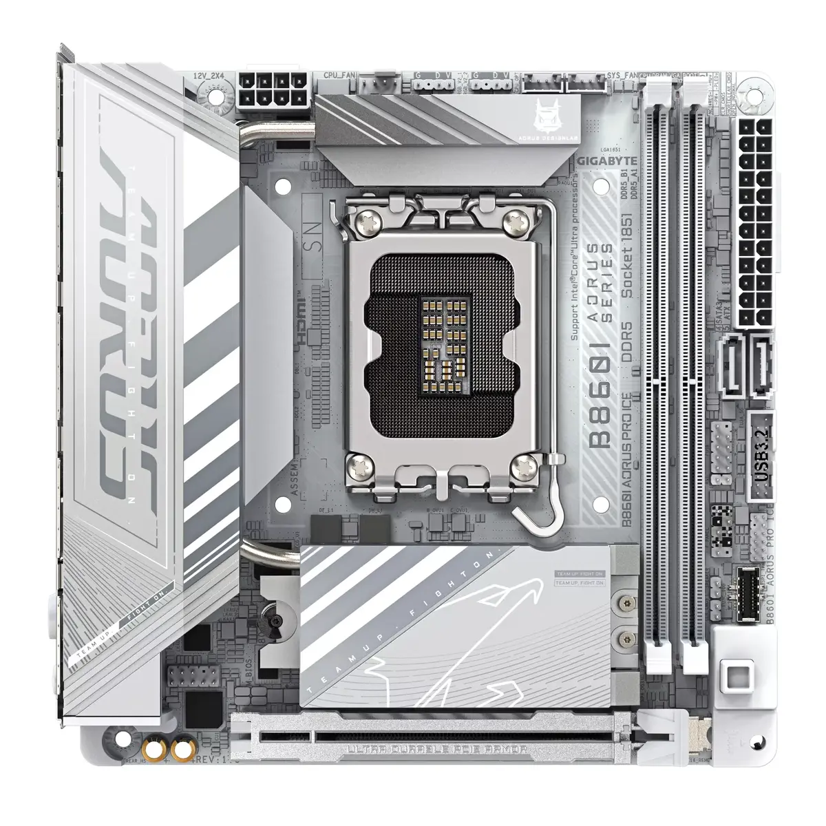 Motherboard GIGABYTE B860I AORUS PRO ICE, B860 Photo 2