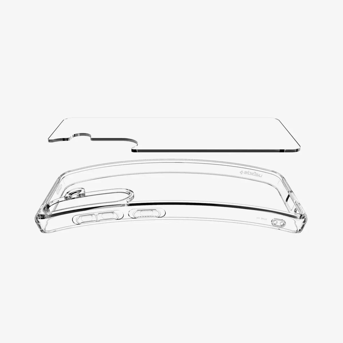 Vāks Spigen Galaxy S25 Plus Ultra Hybrid Crystal Clear Photo 5