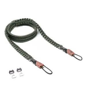 BCB C-Rope Traveler siksna fotokamerai — neilons, olīvu krāsa, maksimālais garums 100 cm