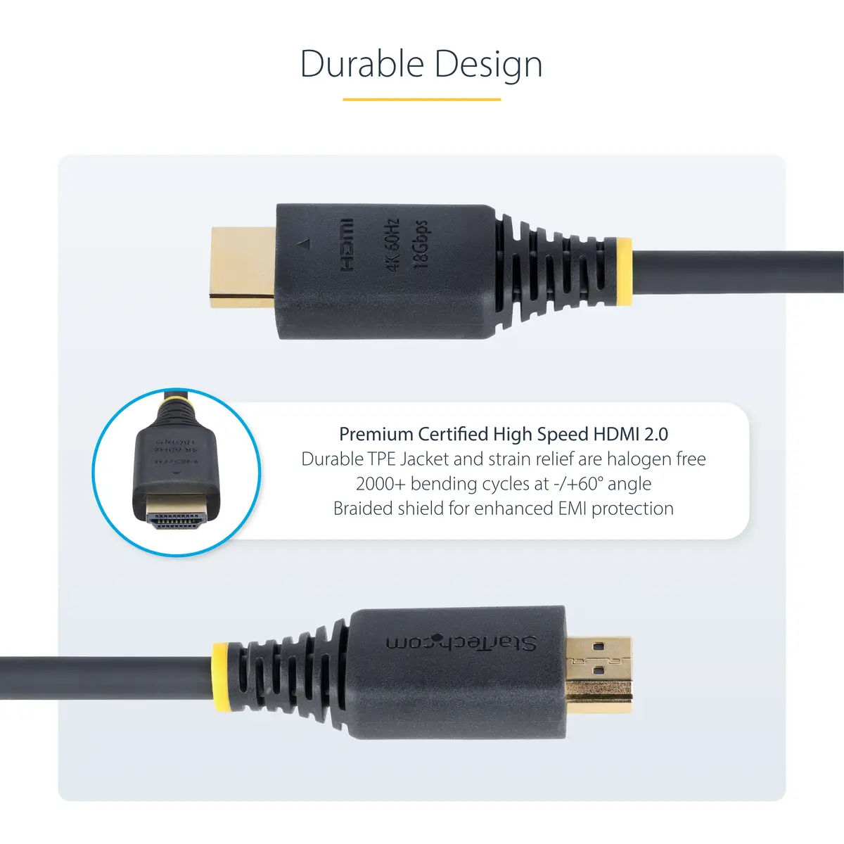 StarTech 1m Premium Sertificēts Ātrgaitas HDMI Kabelis Photo 7