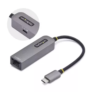 StarTech.com 2.5GbE USB-C uz Ethernet adapteris 100W PD Pass-Through NBASE-T NIC