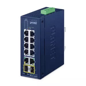 Неуправляемый коммутатор PLANET IFGS-1222-TF 8-портовый Fast Ethernet 10/100
