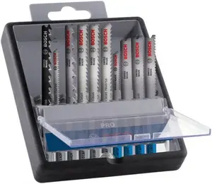 Набор полотен для лобзика Bosch PRO 10 шт. для дерева и метала, универсальный