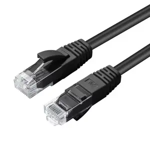 Network Cable Microconnect CAT6A UTP RJ-45 0.15m Black