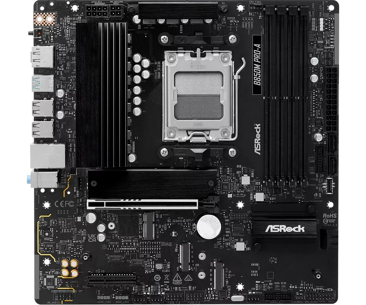 ASRock B850M Pro-A micro ATX mātesplate Photo 2
