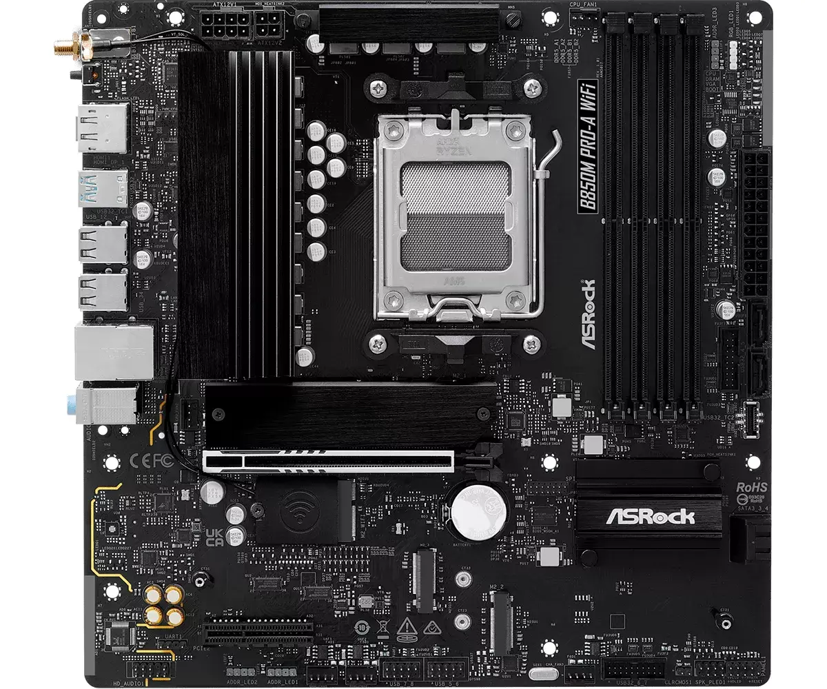 Материнская плата ASRock B850M Pro-A WiFi micro ATX Photo 2