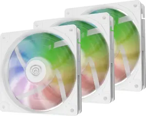 Genesis Oxal 120 ARGB White 3-pack Computer Case Fan Sleeve Bearing