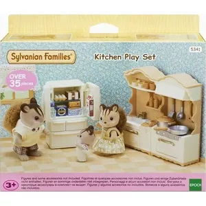 Toy kitchen play set Epoch Sylvanian Families – HIPS figures, multicolour, age 3+