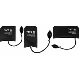 Набор монтажных подкладок 3 шт YATO YT-67385 — резиновые накладки для домкратов и подъемников