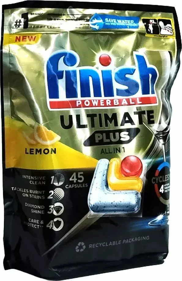 Trauku mazgājamās mašīnas kapsulas Finish Ultimate