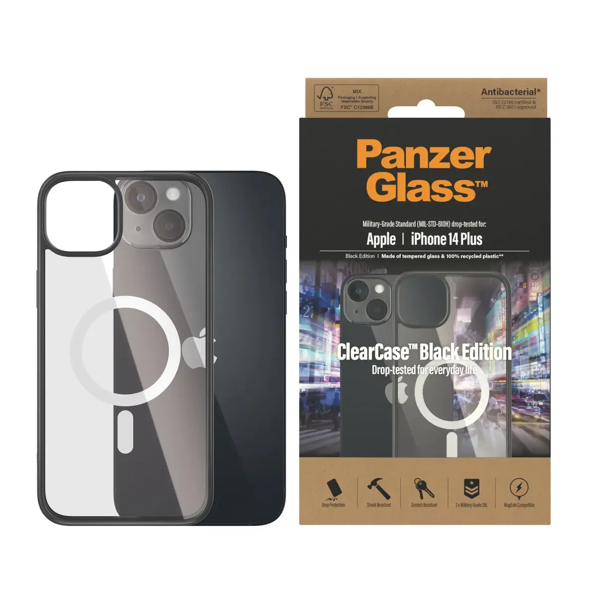 Vāks PanzerGlass ClearCase iPhone 14 Plus Photo 2