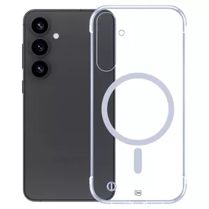 Aizsargvāks 3MK MagCase priekš Samsung Galaxy S25 — plāns magnētisks korpuss, viegls (Just20g)