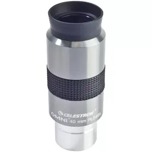 Celestron Omni 40 мм окуляр Телескоп 3.1 см Черный Серебристый