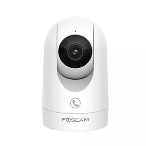IP security camera Foscam R8M White — 8 MP 4K (3840×2160), 2.8 mm glass lens, 350° horizontal / 150° vertical, 2.4G/5G Wi‑Fi, microSD up to 256GB