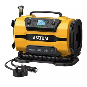 AstroAI ATJ-8366 150 PSI 12V DC/110V AC pārnēsājamais riteņu kompresors