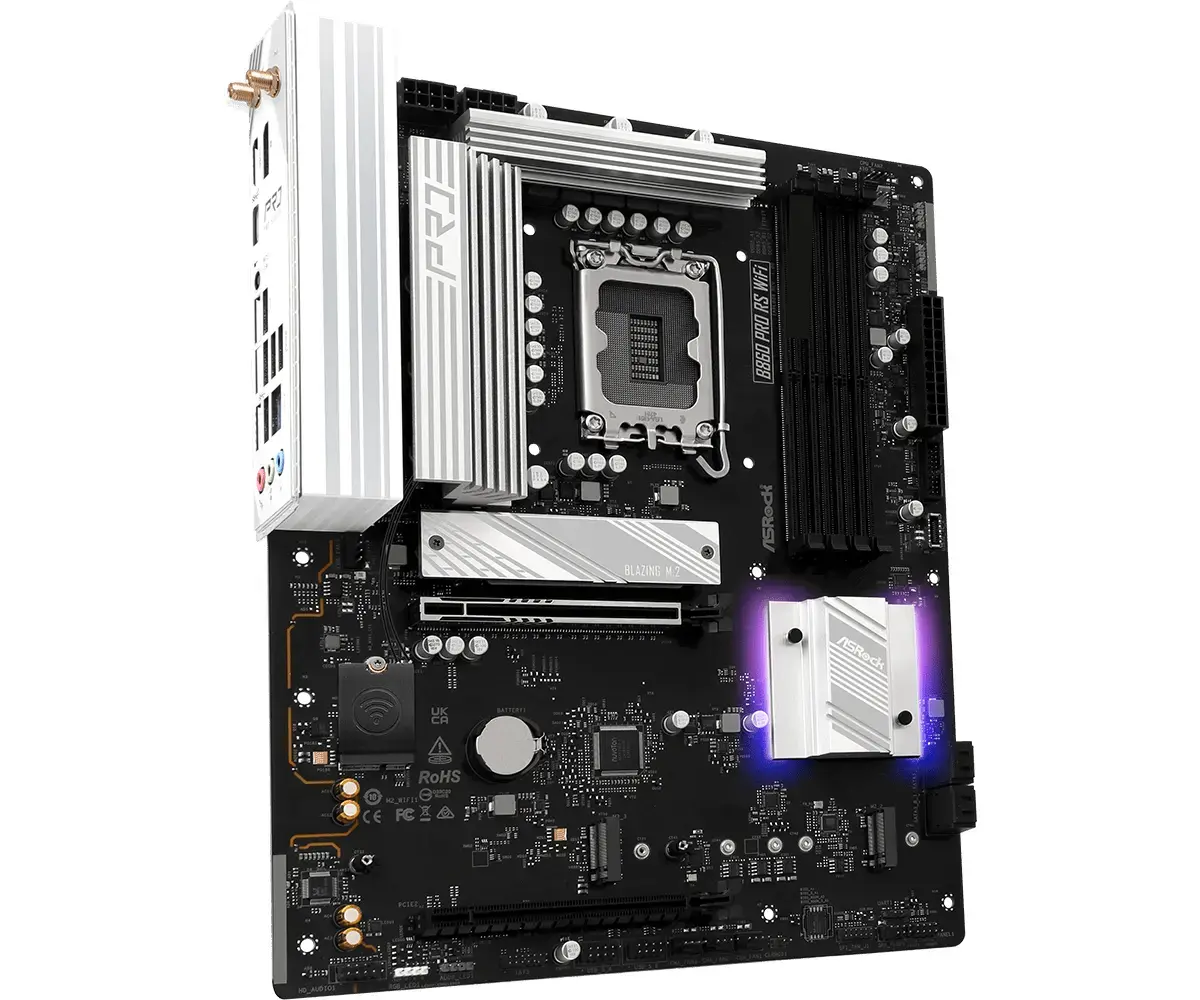 ASRock B860 Pro RS WiFi ATX mātesplate LGA1851 Photo 4