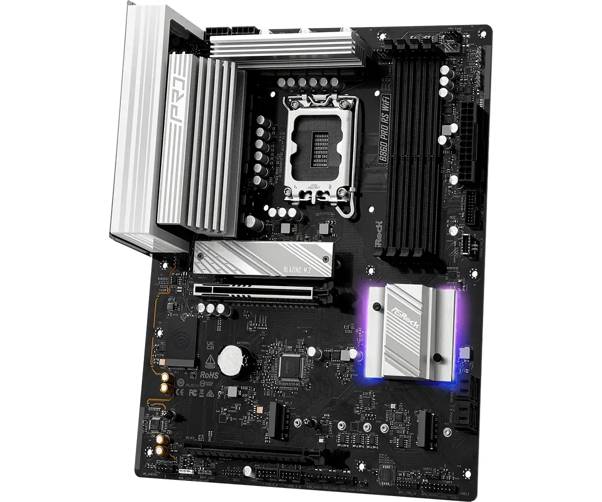 ASRock B860 Pro RS WiFi ATX mātesplate LGA1851 Photo 5