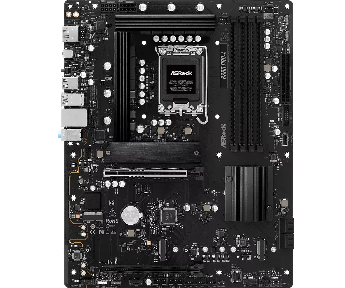 Mātesplate ASRock B860 Pro-A (LGA 1851, DDR5) Photo 2