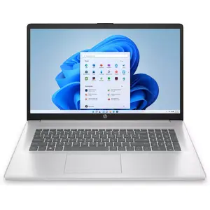 Portatīvais dators HP 17-CN4033 17.3″ FullHD, Core™5 120U, 512GB SSD, 16GB RAM,  Windows 11,  Silver,  Backlit Keyboard